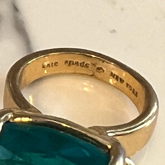 Kate Spade Cocktail Ring sz 7.5 approx. - Picture 3 of 9